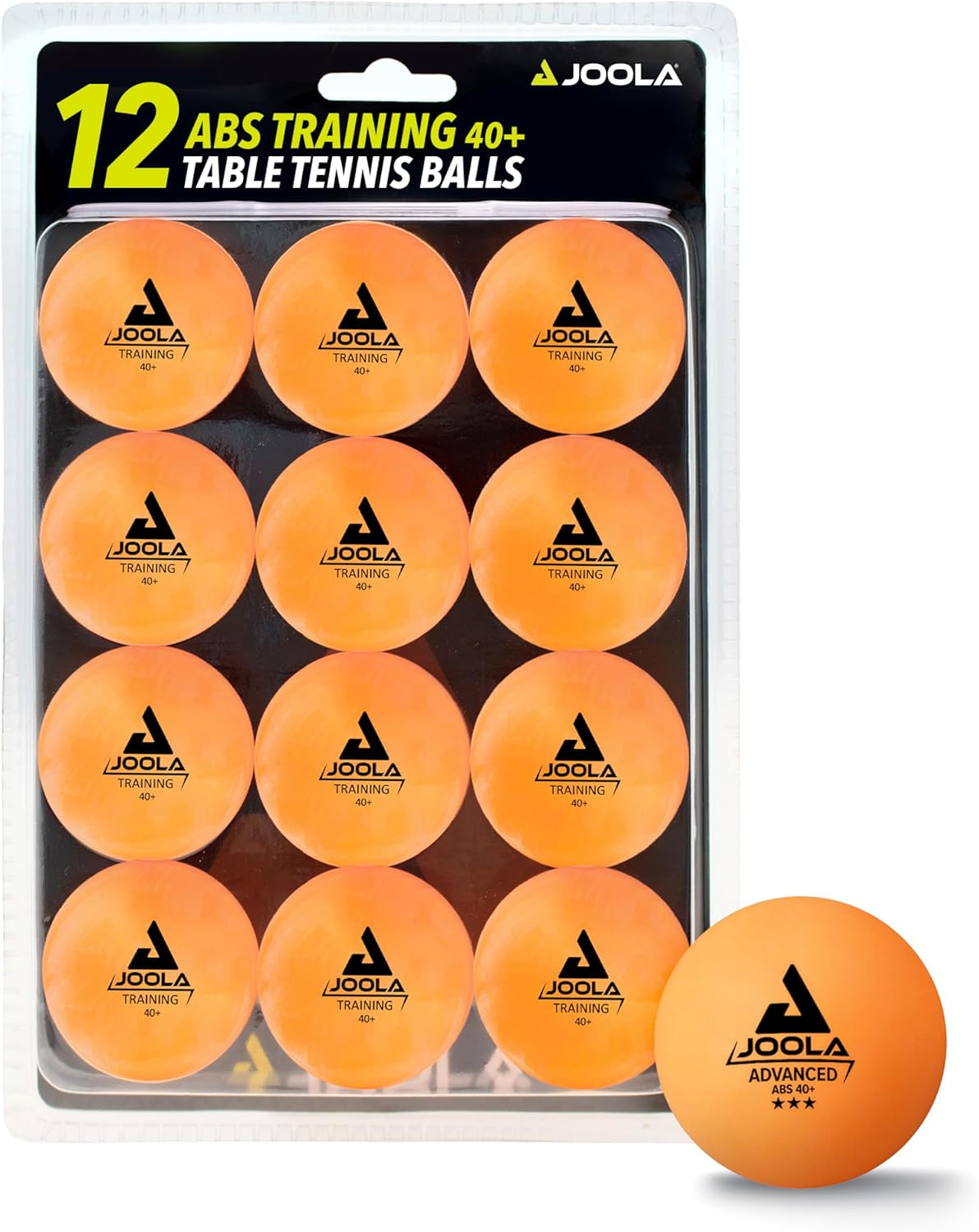 Training 3 Star Table Tennis Balls - 40+Mm Regulation Bulk Ping Pong Balls for Competition and Recreational Play - Fun as a Cat Toy - Indoor and Outdoor Compatible